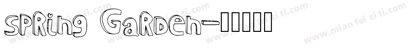 Spring Garden字体转换